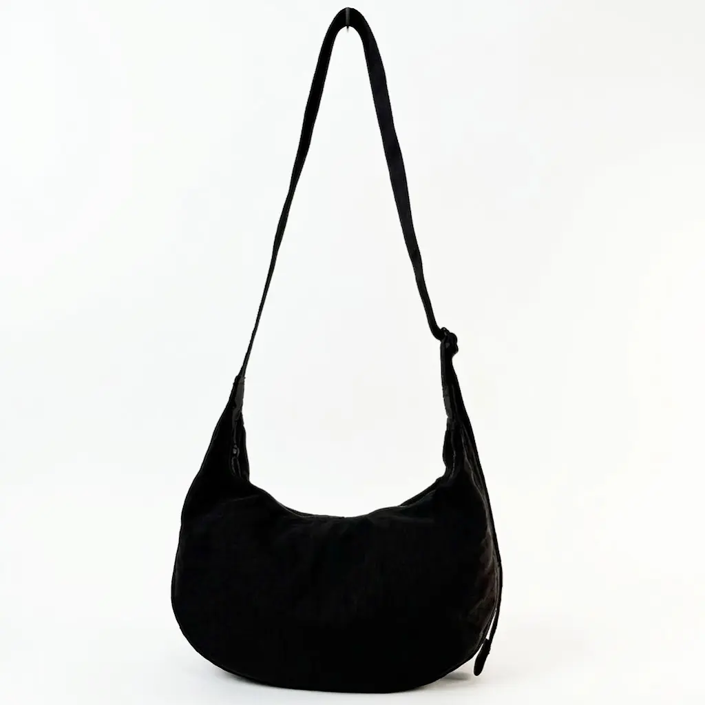 The Viral Baggu Nylon Crescent Bag. The only everyday essential you need for 2026. Durable, stylish, and perfect for any lifestyle. Shop now