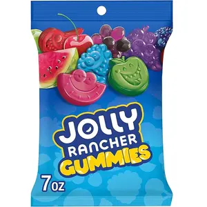 JOLLY RANCHER Gummies Assorted Fruit Flavored Candy Bag, 7 oz