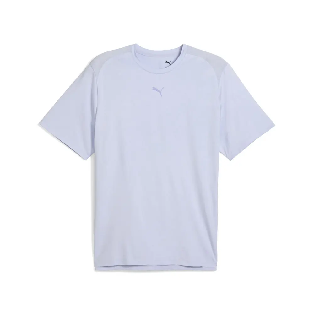 PUMA Mens Cloudspun Thermoadapt Crew Neck Short Sleeve Athletic Casual Tops Casual - Blue
