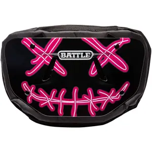 Battle Sports Nightmare Chrome Football Back Plate