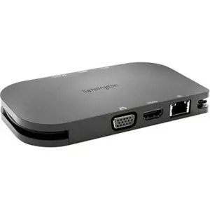 Kensington K38365WW SD1610P USB-C Mobile 4K Dock with Pass-Through Charging for Microsoft Surface