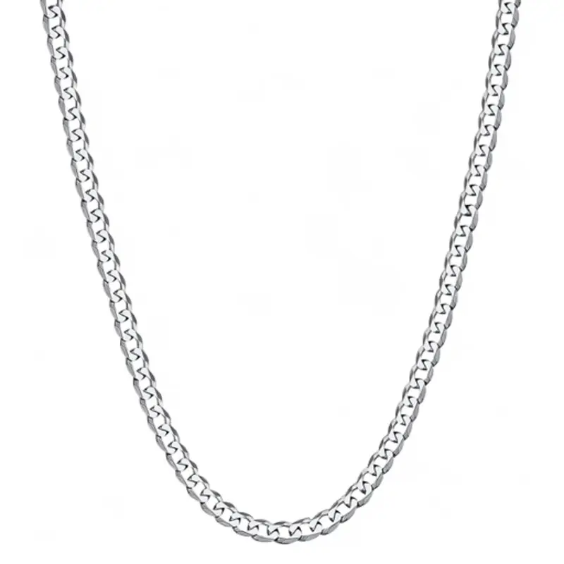 Miami Cuban Chain for Men and Women Stainless Steel Unisex Cuban Chain Necklace for Boys 18-26 Inches Non Tarnish Trendy Jewelry