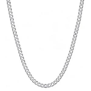 Miami Cuban Chain for Men and Women Stainless Steel Unisex Cuban Chain Necklace for Boys 18-26 Inches Non Tarnish Trendy Jewelry