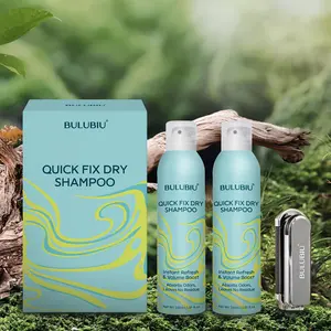 BULUBIU Dry Hair Spray Set - 150ml / 5.07fl.oz | Instantly Refreshes & Fluffs Hair | Spray + Complimentary Comb for Easy Use | Absorbs Oil, Long-Lasting Volume, Portable & Convenient for On-the-Go Styling