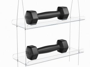 Lifewit Adjustable Acrylic Hanging Plant Shelf,   Floating Shelf,  2-4Tier Window Shelf for Indoor Herbs, Succulents & Seed Starter Home Flower