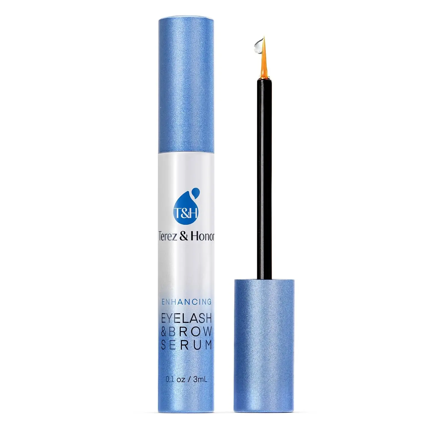 TEREZ & HONOR Advanced Eyelash Serum for Thicker, Longer Eyelashes and Eyebrows - Grow Luscious Lashes with Brow Enhancer (3mL)
