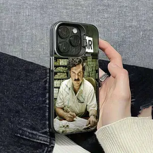 Gangster Theme Pablos Escobars El Patron Del Mal Phone Case Suitable for Apple for iPhone 17 Air 16 15 14 13 12 11 Pro Max X XR XSMAX 8 7 Plus Color Matte Hard Shell Back Cover Fashion Simple Creative Personality