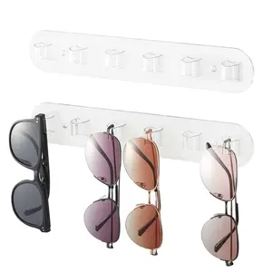 Acrylic Sunglasses Display Wall Glasses Holder 2 Pack Hangers for Hanging Multiple Eyeglasses - Hangable