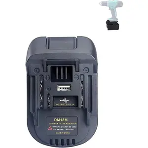 DM18M  Adapter for  to Use for Makita 18V Tool, Converter with USB Port