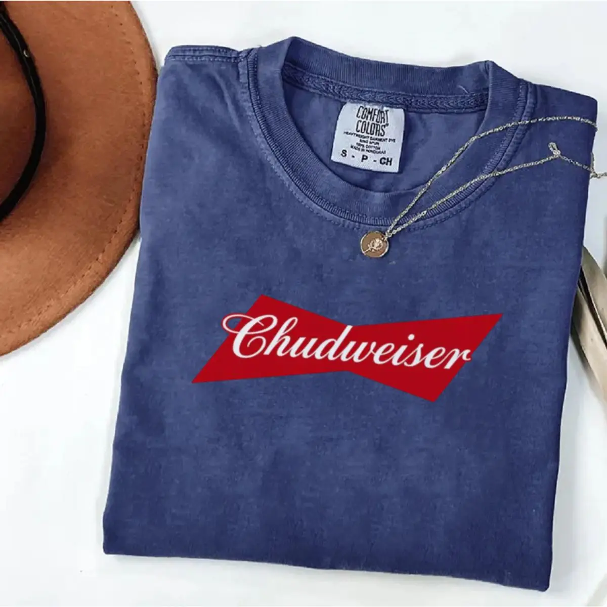 Comfort Colors Joke Humor Chudweiser T Shirt, Funny Meme Chud Shirt, Y2k Aesthetic Chudweiser Tee, Brain Rot Chudweiser Outfit , Unisex Garment-Dyed Tee, Classic Streetwear