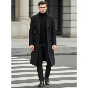 The Kingsley Single-Breasted Wool Overcoat