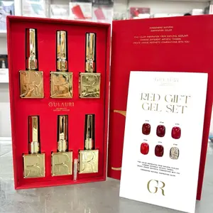 Holiday RED Gift Gel Set of 6 colors gel only xmas red gel