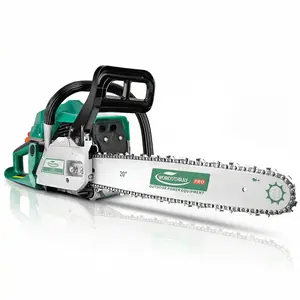 62CC Gas Chainsaw, 20 Inch Power Chain Saw, 2-Cycle Handed Petrol Chainsaws Gasoline Chainsaws Garden Tool for Cutting Trees, Wood, Outdoor Home Garden and Farm Use
