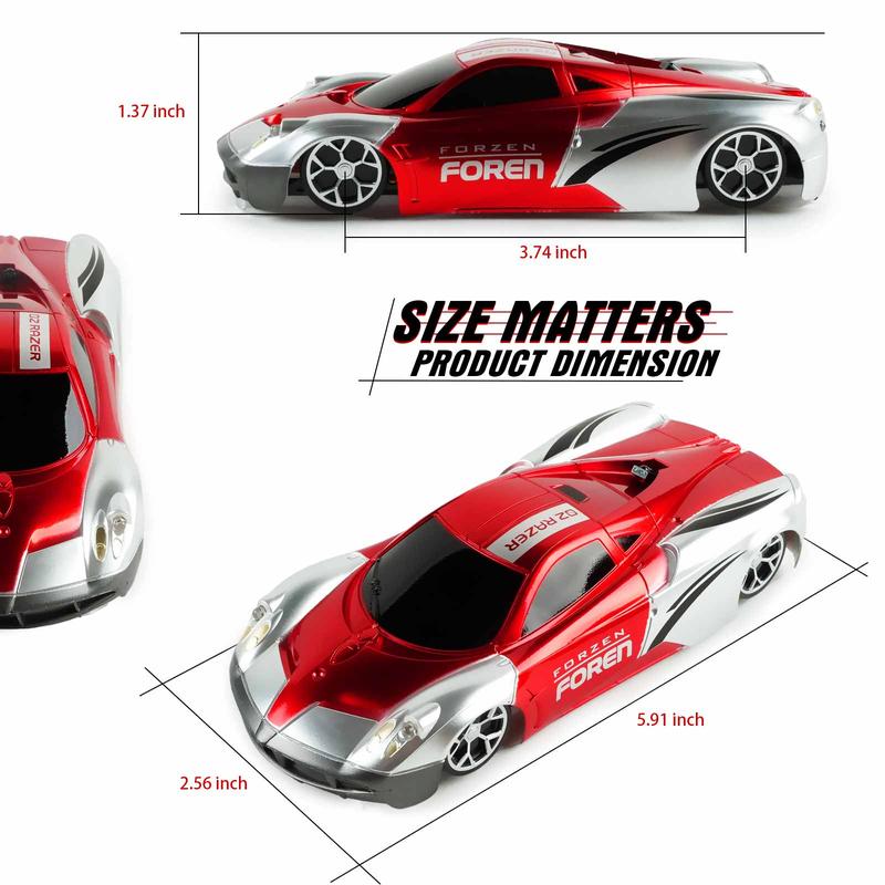 Remote Control Car, RC Cars with LED  Light, Wall Climbing Car, Electric Remote Toys for Kids, VehicleToy for Boys Girls Birthday Gift