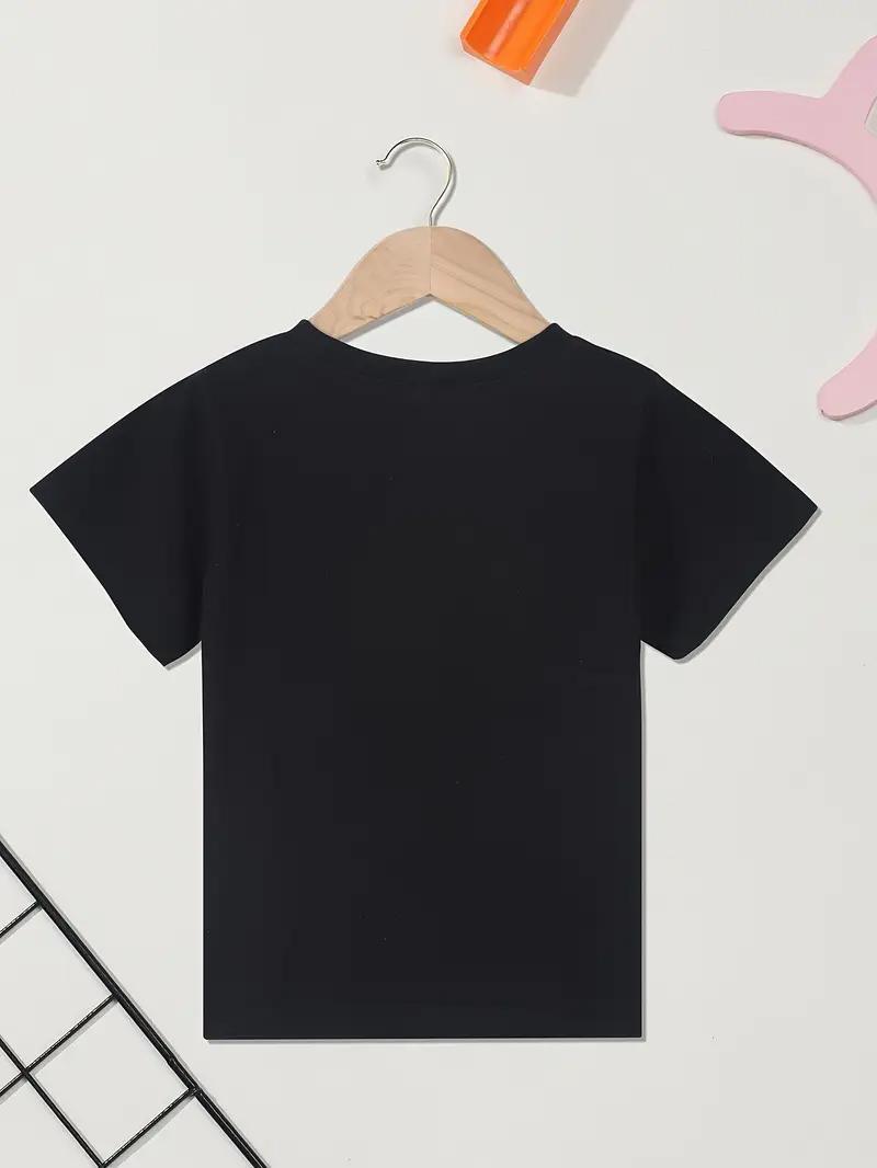 Cartoon T-Shirt for Boys And Girls Dinosaur Pattern Breathable And Comfortable Short Sleeve Round Neck Top 1-8 Years Old Summer Wear