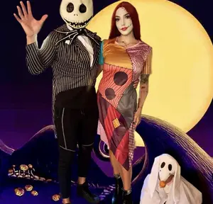 4pc Size Large Women's Sally Nightmare Before Christmas Costume Halloween