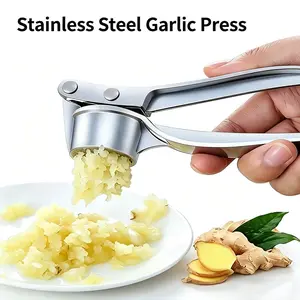 1 Piece Metal Garlic Crusher Manual Crusher Handheld Ginger Kitchen Tools Kitchen Accessories