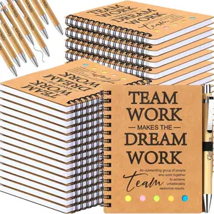 Team Work 20 Sets Employee Appreciation Gifts with Sticky Notepad, Index Tabs, and Pen Bulk for Coworker Teachers