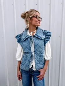Quilted Denim Vest Quilted Denim Vest