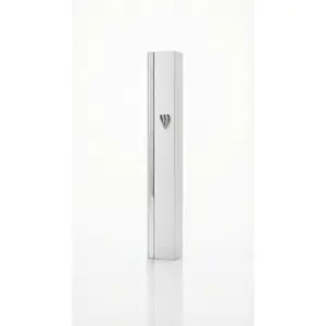 Aluminum Mezuzah- silver and silver
