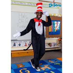 Dr. Seuss Cat in the Hat Costume for Adults
