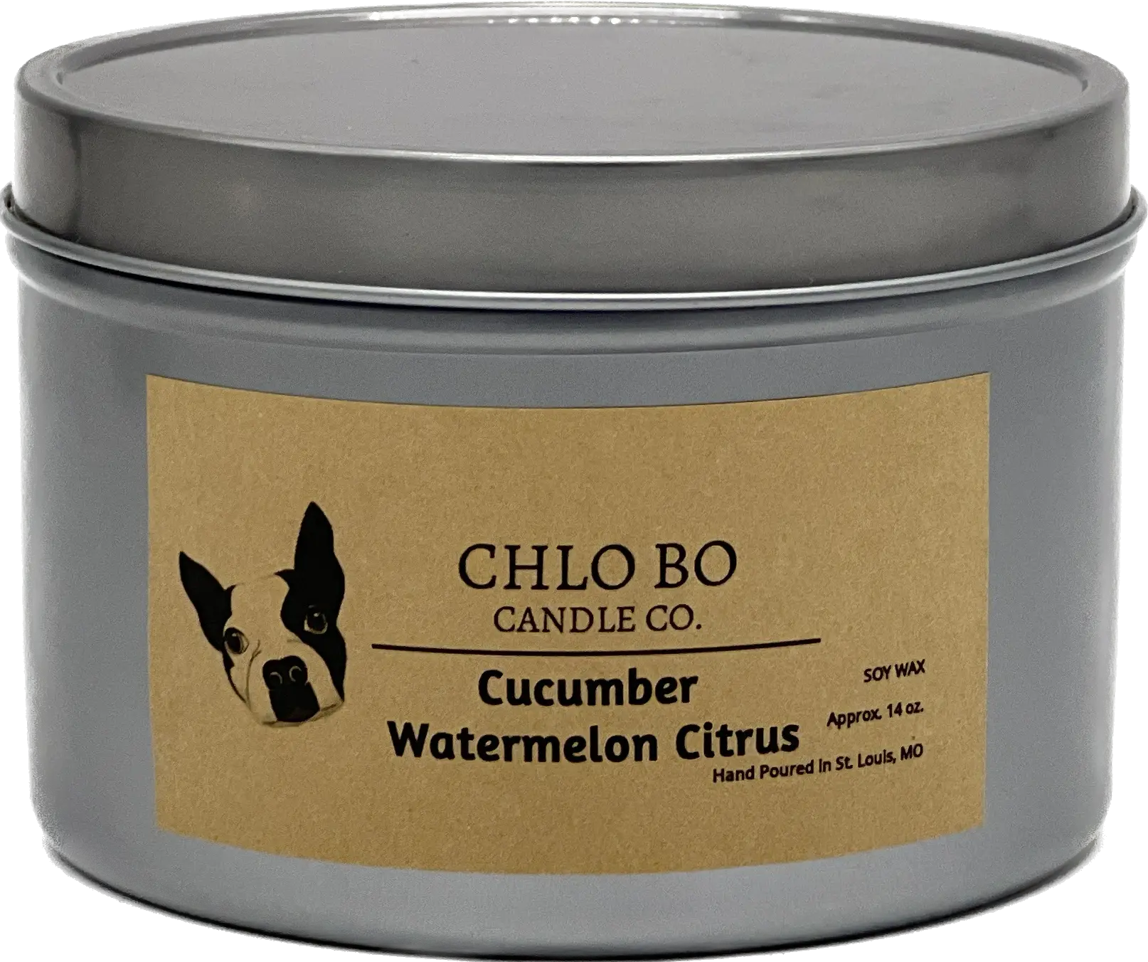 Distressed Leather Soy Wax Candle 14 oz.