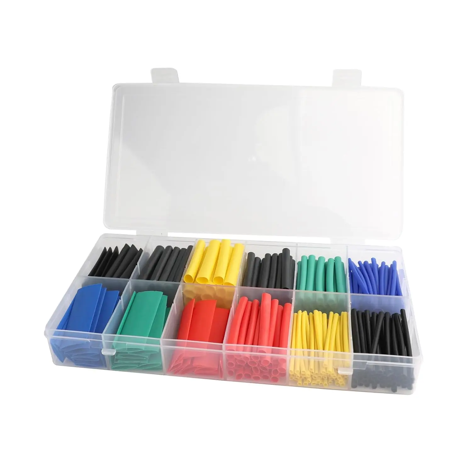 280 pcs 2: 1 Heat Shrink Tubing Kit -Marine Grade Shrink Wrap, Industrial Heat Shrink Tubing 8 Sizes, Flame Retardant for Automotive/Marine/Electronics w/Storage Case