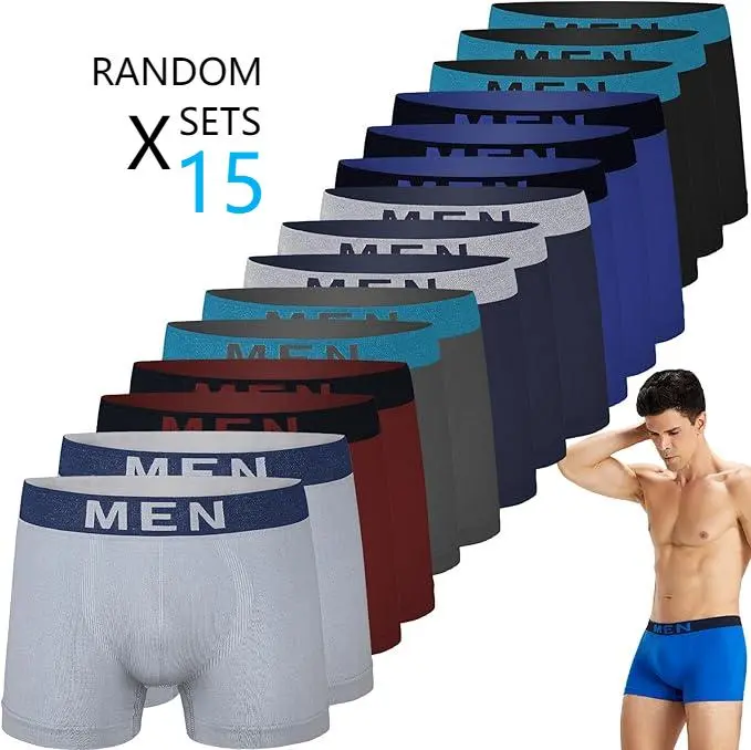 Men's Breathable ComfortSoft Boxer Briefs, Modern Multipack, Menswear Activewear with Athletic Sport Fabric, Seamless, Stretchable, Sportswear, Seamless Fit, Minimalist Retro, Breathable Softness
