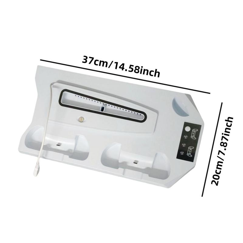 Cooling Stand for PS5/PS5 Slim Console Controller, Gamepad Charging Station, Cooling Docking Station, Console Accessories for Playstation 5, Gaming Items, Tween Gifts