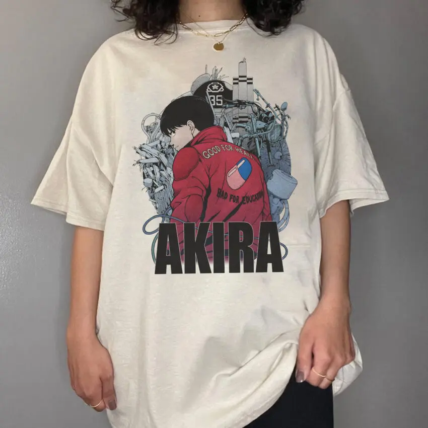 Akira Shirt, Akira Anime Graphic Shirt, Tokyo Cyberpunk Manga Shirt, Akira Manga Top Womenswear Underwear Lady Streetwear Tshirt