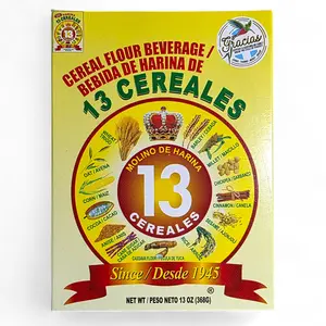 Harina  de 13 Cereales Cereal Flour Beverage - 13 Cereals Blend for Nutritious Drink - Since 1945