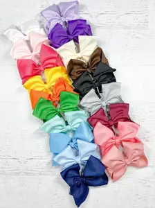 Texas Size Big Hair Bows - French Clip - 6.5" - 36 colors