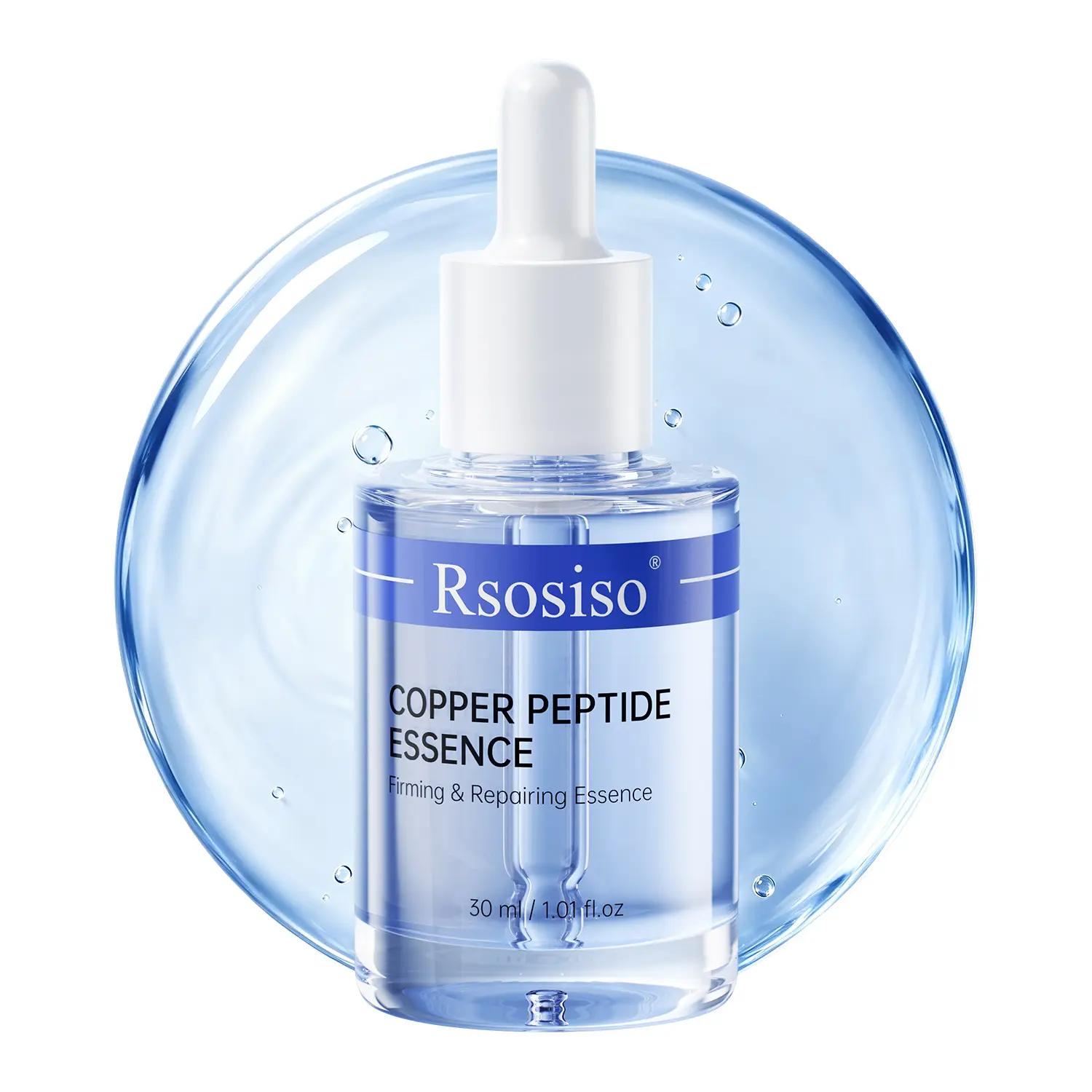 Copper Peptide Serum 30ML | Lightweight Face Serum With Blue Copper Peptides For Hydration Skin Texture Improvement Elasticity Support And Smooth Radiant Looking Skin Daily Skincare Routine For Home Office Travel Use Gift Ready Mothers Day Skincare Gift