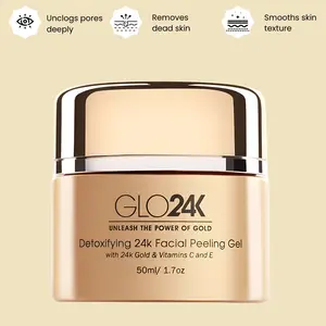 24K Facial Peeling Gel - 1.5 oz for Fresh and Dramatic Makeover