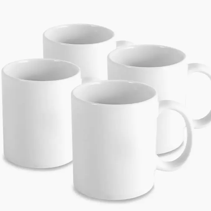 Ceramic Sublimation 11 oz White Coffee Mug