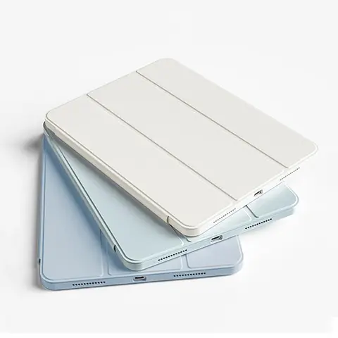 Magnetic Auto Sleep/Wake Tablet Case, 1 Count Soft TPU Back Protective Cover, Tablet Protector Compatible with iPad, Durability, Tablet Accessories (Case Only)
