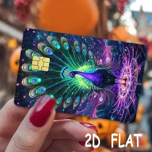 Elegant 2-Pack Credit Card Sticker Set, Durable Vinyl Material, Comfortable Matte Finish, Universal Design, Perfect Holiday Gift