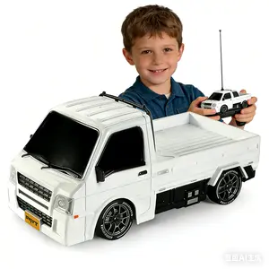 2026 New Truck WPL D14, 1/24 Scale Off-Road RTR Remote Control Car, Suitable for Children and Adults, 4x4 Drift Car, Ideal Christmas Gift for Boys, 4WD Toy, Suitable for Kids to Perform Stunts, Equipped with Lights Alloy Plastic Remote Control Car Kit