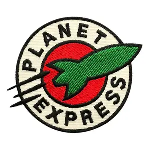 Futurama Planet Exp. Embroidered Hook Fastener Patch (2.5 inch)