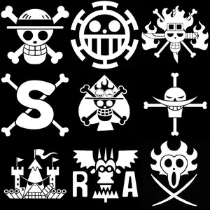 Silly Pirate Jolly Roger Vinyl Decal (Multi Opt)