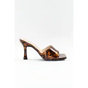 LINA Mule Heels - Tortoise