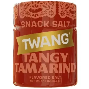 5x Twang Shaker Tamarind Salt - Premium Gourmet Seasoning Rim Salt Spice Cooking Kitchen Flavoring Bundle Bulk Lot Zesty Tangy Chili Lime Style Authentic Mexican Profile Fruit Topping Powder Condiment Shakers Shaker 1.15oz 5ct Pack