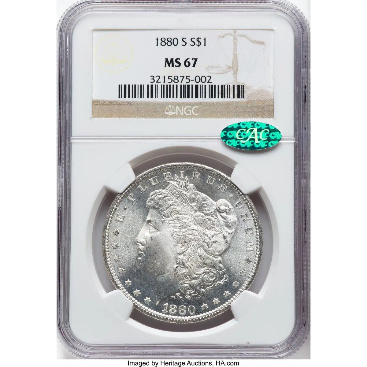Morgan Dollars (1880-S S$1 CAC)