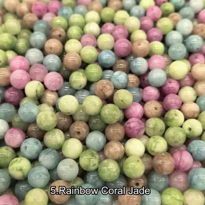 【8mm】Crystal Beads; 1 Order=16Spoons(can make 8bracelets )