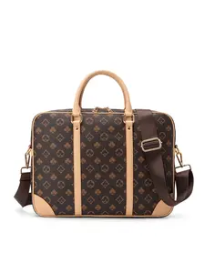 Elegant 14 Inch Laptop Bag, Durable Artificial Leather Briefcase, Office and Travel Handbag, Fashion Accessory, Work Bag