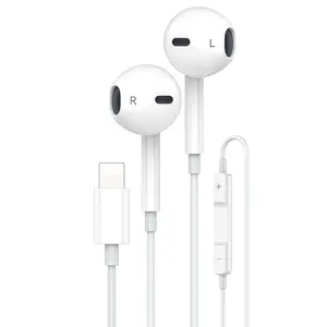 1 Packs for iPhone Headphones Wired Earbuds/Earphones Noise Reduction Integrated Microphone & Volume Control Headsets Compatible with iPhone 14/13/12/11/XR/XS/X/8/7/SE/Pro/Pro Max