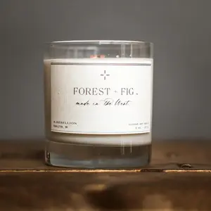 Forest + Fig Hand Poured Scented Candle