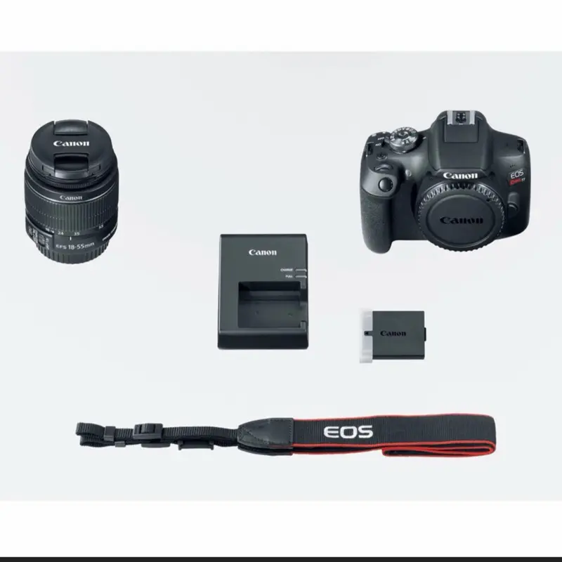 Canon EOS Rebel T7 EF-S 18-55mm IS || Kit: 24.1MP Digital SLR with Wi-Fi & 1080p HD Movie Camera Lens