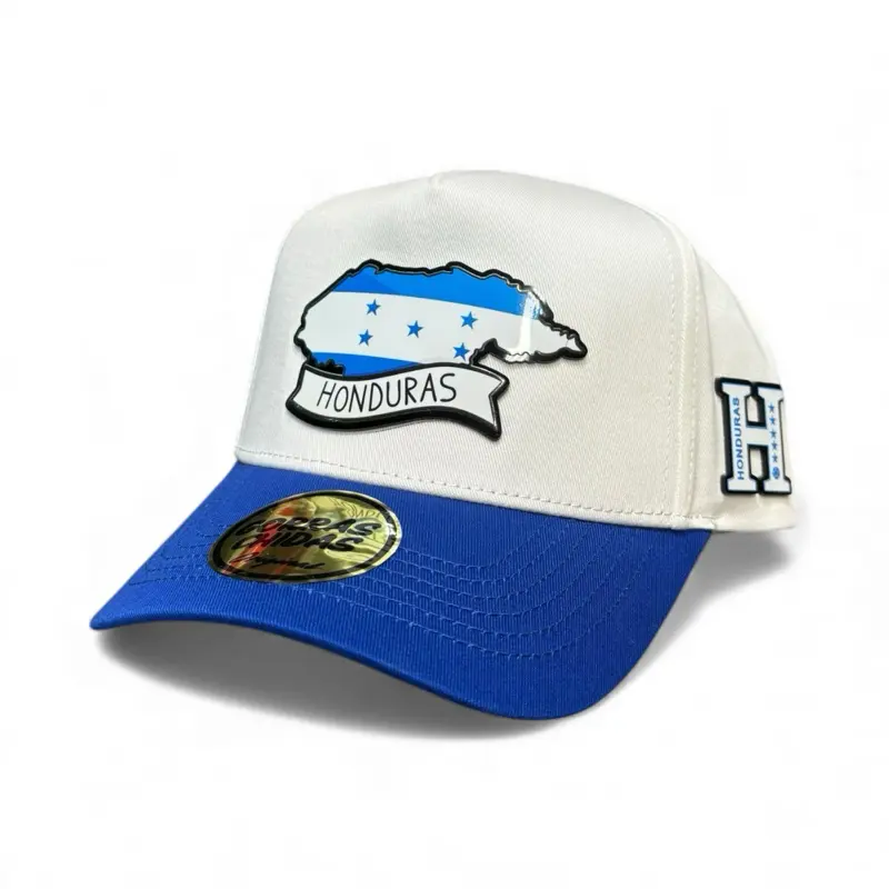 Honduras Plate Edition Adjustable SnapBack Hat - High-Quality Color Plate Snap Closure Front Logo Statement Hat for Men and Women, Fashion Accessory Gift, Front Logo Hats, Logo Statement Hats