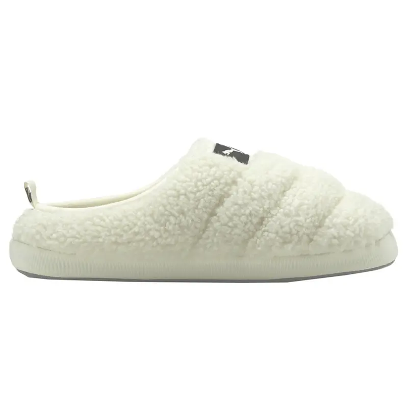 PUMA Mens Sherpa Logo Scuff Casual Slippers Casual - Off White